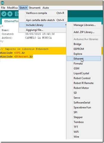 Adding libraries SPI